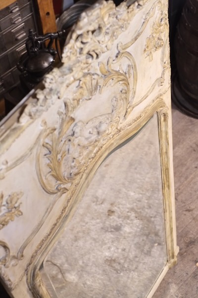 miroir ancien trumeau XIX siecles 1850 style rocaille